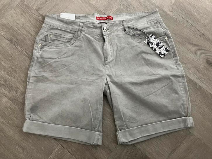 Crissi Grijze Korte Broek - Maat 40 (M), Kleding | Dames, Broeken en Pantalons, Nieuw, Maat 38/40 (M), Grijs, Kort, Ophalen of Verzenden