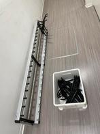 Kapstok 40 jassen 190cm breed merk Loggere, Ophalen, Metaal, Staande kapstok, 150 tot 200 cm