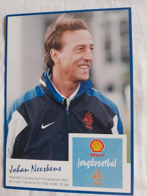 Johan Neeskens assistent bondscoach Nederland, Verzamelen, Sportartikelen en Voetbal, Zo goed als nieuw, Ophalen of Verzenden