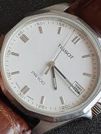Tissot PR 100 horloge saffier glas p362/462-1, Sieraden, Tassen en Uiterlijk, Horloges | Heren, Overige merken, Leer, Staal, Polshorloge