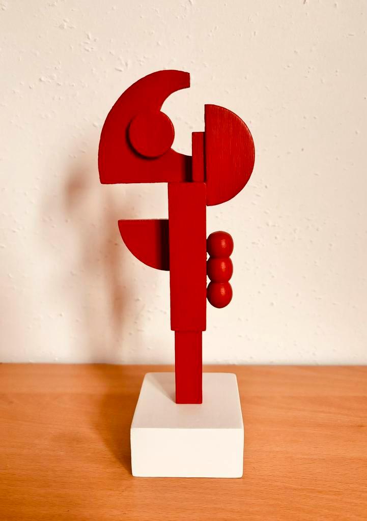 Houtsculptuur, Antiek en Kunst, Kunst | Beelden en Houtsnijwerken, Ophalen of Verzenden