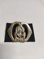 Oud koperen baretembleem TD, 1e Model eind 1946- midden 1952, Ophalen of Verzenden