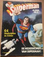 SUPERMAN - DE WEDERKOMST VAN SUPERMAN! - ALBUM NR. 2 - 1979, Boeken, Stripboeken, Eén stripboek, Ophalen of Verzenden, Zo goed als nieuw