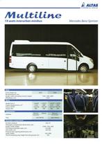 Folder Altas Multiline Minibus (Mercedes Sprinter - ca.2011), Verzenden, Zo goed als nieuw, Mercedes