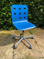 Bureaustoel in hoogte verstelbaar, Ophalen, Zo goed als nieuw, Blauw, Bureaustoel