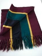 Vintage college style long fringed scarf. UNISEX., Maat 52/54 (L), Vintage, Ophalen of Verzenden, Zo goed als nieuw