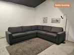 Prachtige grijze hoekbank -GRATIS LEVERING-, 250 tot 300 cm, Ophalen of Verzenden, Zo goed als nieuw, Onbekend