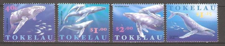 Tokelau PF SG 259-262 Vis, Postzegels en Munten, Postzegels | Oceanië, Postfris, Verzenden
