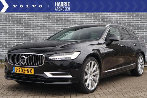Volvo V90 Twin Engine T8 AWD Inscription | Luchtvering | 360, Auto's, Volvo, Bedrijf, Te koop, V90, 360° camera, 4x4, ABS, Adaptive Cruise Control