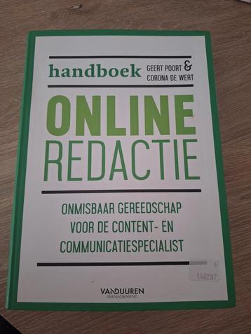 Handboek Online Redactie - Geert Poort & Corona de Wert beschikbaar voor biedingen