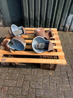 Oude Veedrinkbakken - Set van 4, Ophalen of Verzenden, Gebruikt, Universele onderdelen