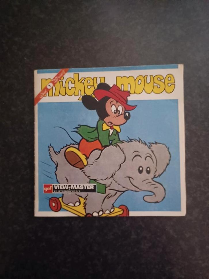 View master beeldschijfjes Mickey Mouse met boekje, Verzamelen, Speelgoed, Gebruikt, Ophalen