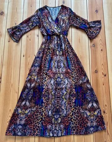Jurk / Maxidress met dierenprint (slang & panter) - Medium beschikbaar voor biedingen