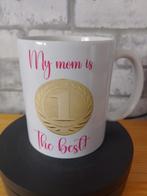 Koffiemok- my mom is the best, Verzenden, Keramiek, Nieuw, Overige stijlen