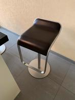 Bieden op Lapalma Lem lederen barkruk, Huis en Inrichting, Barkrukken, Ophalen, 60 tot 90 cm, Zo goed als nieuw, Metaal