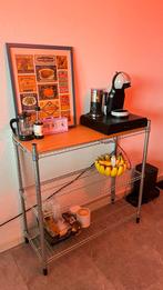 Ikea Omar Stellingkast met Houten Plank, Ophalen, Zo goed als nieuw