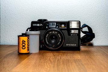 Minolta AF-Motor Hi-Matic AF2-M – Vintage Point & Shoot beschikbaar voor biedingen