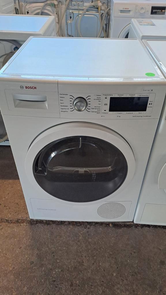 Bosch Serie 8 warmtepompdroger 8kg, Witgoed en Apparatuur, Wasdrogers, Zo goed als nieuw, Condens, Voorlader, 6 tot 8 kg, Minder dan 85 cm