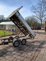 Kipper kieper tandemasser aanhanger kiepwagen, Auto diversen, Aanhangers en Bagagewagens, Ophalen, Zo goed als nieuw