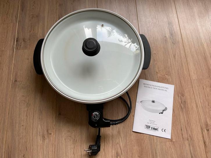 PartyPan/elektrische hapjespan, Huis en Inrichting, Keuken | Potten en Pannen, Gebruikt, Overige typen, Overige materialen, Ophalen of Verzenden