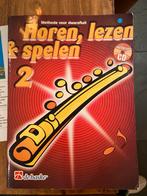 Horen, lezen en spelen deel 2 dwarsfluit, Muziek en Instrumenten, Ophalen of Verzenden, Zo goed als nieuw, Les of Cursus, Overige genres