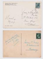 2 ansichtkaarten 1947, Ophalen of Verzenden, 1940 tot 1960, Gelopen