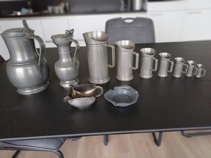 Verzameling 90% engeltjes tin in perfekte staat., Antiek en Kunst, Antiek | Tin, Ophalen