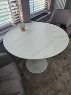 Ronde eettafel wit, Huis en Inrichting, Tafels | Eettafels, Rond, Nieuw, Ophalen of Verzenden, 100 tot 150 cm