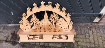 KERST LICHT BOOG HOUT EN OUD MODEL. SWIPBOOG.  beschikbaar voor biedingen
