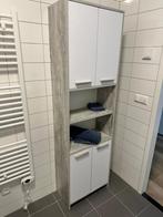 Badkamermeubelset, antraciet/wit vicco, Huis en Inrichting, Ophalen, (Half)hoge kast, 50 tot 100 cm, Zo goed als nieuw
