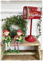 Gezellige brievenbus , Letters to Santa, 32 cm. hoog, Diversen, Kerst, Nieuw, Ophalen of Verzenden, Belgie, Belgie