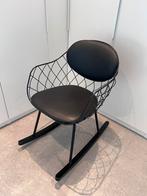 De Magis Piña Rocking Chair schommelstoel, Huis en Inrichting, Stoelen, Ophalen, Zwart, Leer, Zo goed als nieuw