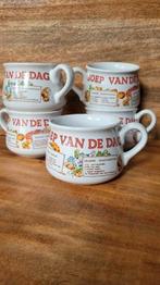Soep van de dag soepkommen, Gebruikt, Ophalen of Verzenden, Kom(men), Overige stijlen
