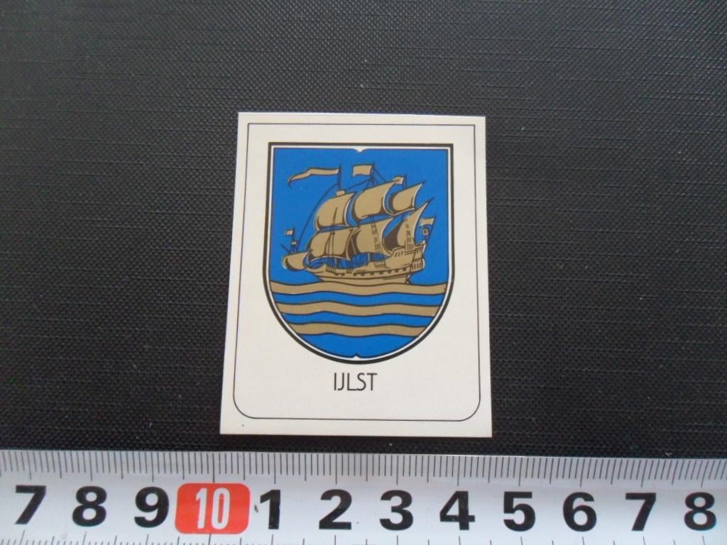 sticker gemeente wapen ijlst, Ophalen, Zo goed als nieuw