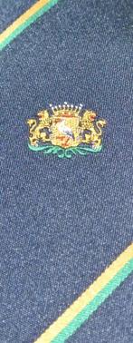 Den Haag Gemeente Wapen stropdas Ooievaar en 's-Gravenhage, Ophalen of Verzenden, Nieuw, Blauw