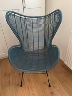 EGG CHAIR HKliving, Huis en Inrichting, Stoelen, Ophalen, Gebruikt, Blauw, Eén