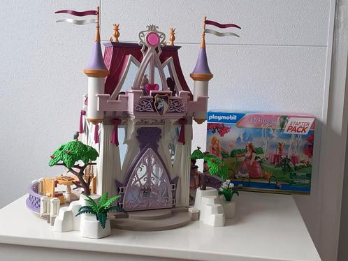 Playmobil prinsessenkasteel kristallenpaleis 5474  + 70819, Kinderen en Baby's, Speelgoed | Playmobil, Zo goed als nieuw, Complete set