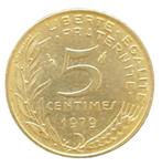 Frankrijk 5 Centimes 1979, Postzegels en Munten, Munten | Europa | Niet-Euromunten, Frankrijk, Losse munt, Verzenden