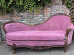 Vintage, hip ,niet doorsnee ,,Barok,  Bank, chaisse longue, Huis en Inrichting, Banken | Sofa's en Chaises Longues, Hout, Gebruikt