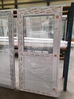 Kunststof deur wit 102 x 206 cm wit intrekprofiel