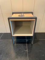 Unieke wijnkistjes Nachtkastje/Bijzettafel, Minder dan 55 cm, Gebruikt, Rechthoekig, Hout