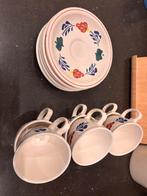 Boeren bont 6x kop en schotel, Huis en Inrichting, Keuken | Servies, Ophalen of Verzenden, Zo goed als nieuw, Kop(pen) en/of Schotel(s)