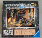 Escape Puzzel “GRAFKELDER” Ravensburger, Ophalen of Verzenden, 500 t/m 1500 stukjes, Zo goed als nieuw
