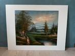 Olieverfschilderij Landschap - 40x60 cm, Antiek en Kunst, Kunst | Schilderijen | Klassiek, Ophalen of Verzenden