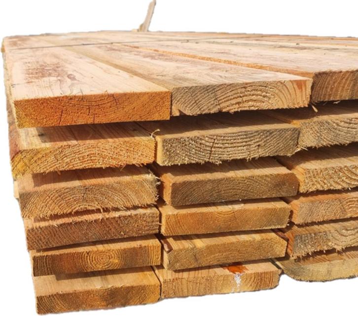 36 Douglas planken - fijnbezaagd 3.5x18.0 cm- nr: tp641, Tuin en Terras, Palen, Balken en Planken, Nieuw, Planken, 250 cm of meer