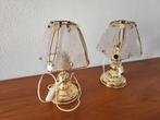 Tafel lampen Vintage Murano set 2  Italië - 250 euro per set, Glas, Ophalen of Verzenden, Zo goed als nieuw