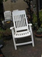 Tuinstoelen wit Hartman, Tuin en Terras, Tuinstoelen, Ophalen, Gebruikt, Kunststof, Verstelbaar