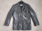 leren blazer colbert zwart mt 50, Kleding | Heren, Ophalen of Verzenden, Gedragen, Maat 48/50 (M), Zwart