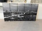 Zwart wit Istanbul XXL canvas schilderij - 5 delig 140 x 77, Ophalen, Oorspronkelijke maker, 125 cm of meer, Zo goed als nieuw