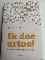 Edwin Vreedeveld: Ik doe ertoe, Boeken, Ophalen of Verzenden, Zo goed als nieuw